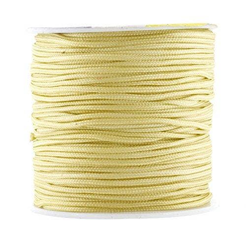 Mandala Crafts – wholesale Craft supplies – Mandala Crafts Nylon Satin Cord, Rattail Trim Thread for Chinese Knotting, Kumihimo, Beading, Macramé, Jewelry Making, Sewing25