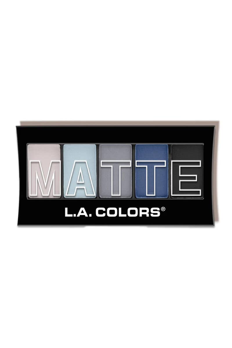 LA Colors CEM474 Matte Eyeshadow Blue DENIM - 3pc