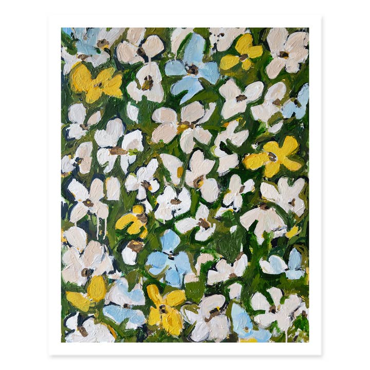 ALEX'S - Wholesale Art Print - Flora Ivory Print