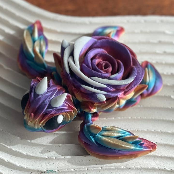 Articulated Rose Turtle for wholesale by Cloud Nine 3d Studio