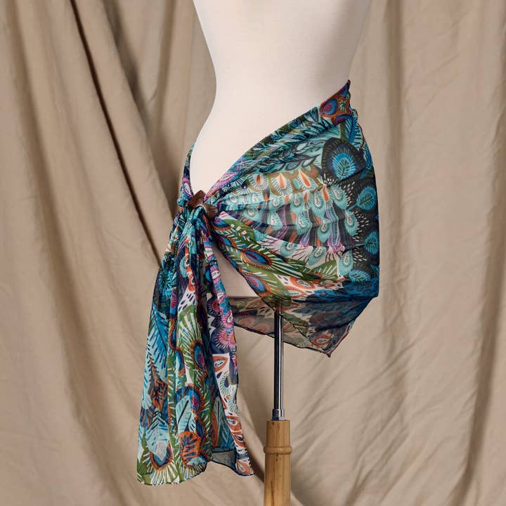 Ten Thousand Villages - Wholesale Scarf - Women's - Saaf Coconut Shell Scarf & Sarong Holder