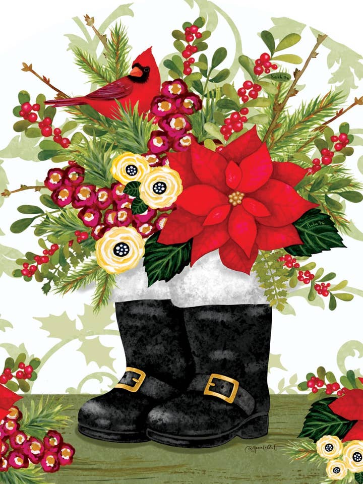 Arbor Mate-Santa Boots for wholesale by Custom Decor
