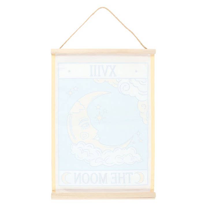 Something Different Wholesale - Wholesale Tapestry/Textile - The Moon Vintage Tarot Card Wall Hanging3