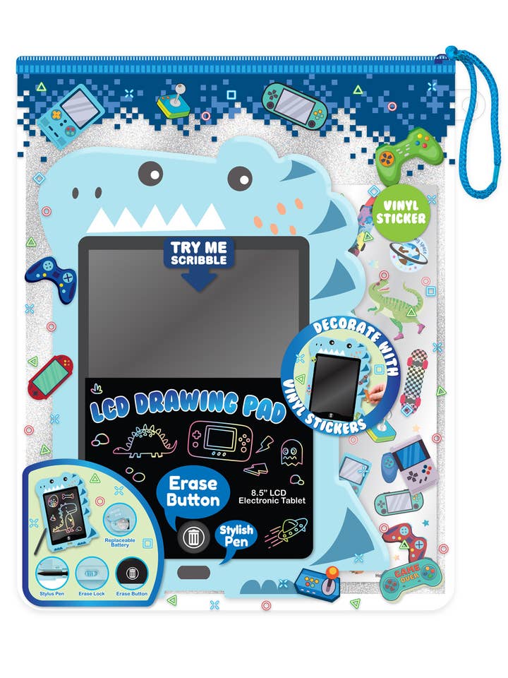 LCD Drawing Pad, Dinosaur for wholesale by Hot Focus, Inc.