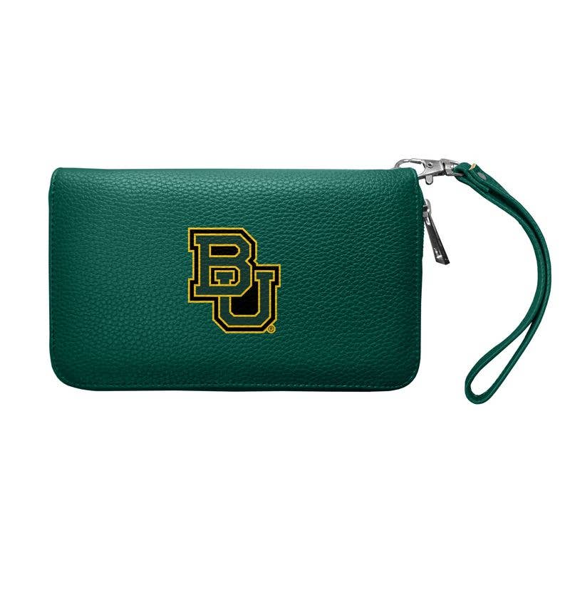 Little Earth Productions - Wholesale Wallet - Women's - NCAA Baylor Bears Pebble Zip Organizer Wallet0