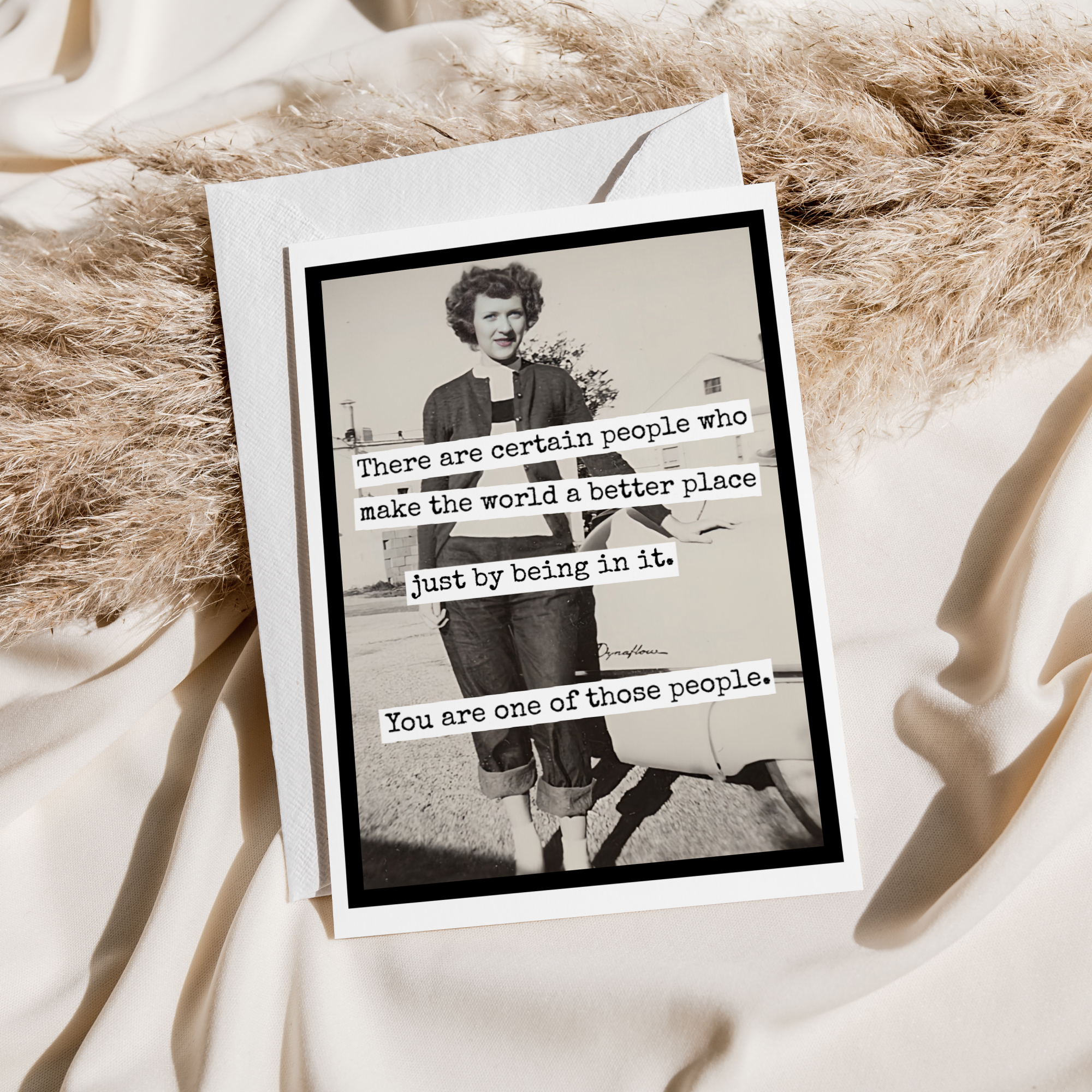 Raven's Rest Studio - Wholesale Everyday Greeting Card - Greeting Card. There Are Certain People Who Make The World..1