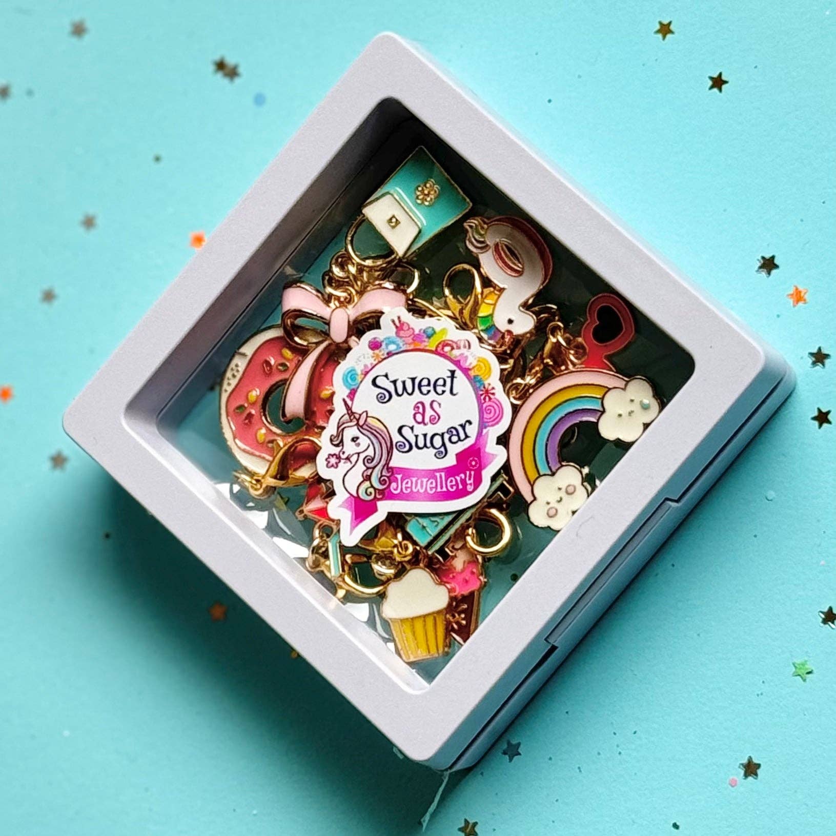 Sweet As Sugar Jewellery - Wholesale DIY Jewelry - Kids - Jewellery Making Charm Bracelet DIY Kit With Alloy Enamel Charms1