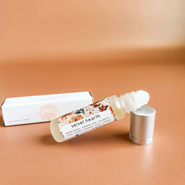 velvet hearth | perfume oil roller | fall fragrances for wholesale by Collective Harmony Co