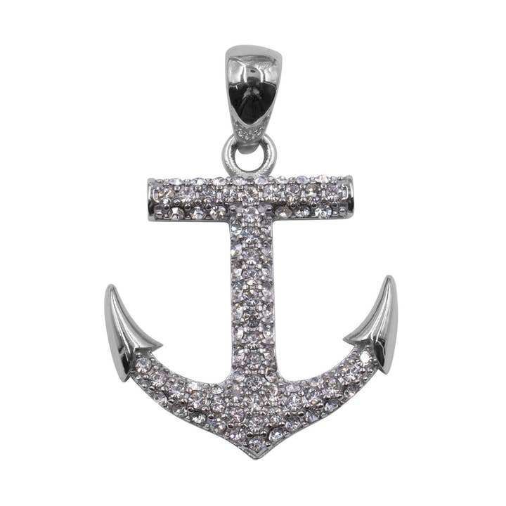 pendentif en acier inoxydable « ancre » pour la vente par Bodywings