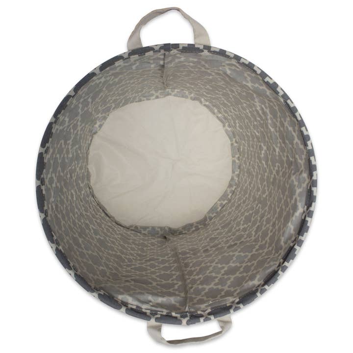 Welcome Home Unbeatable Deals - Wholesale Laundry Hamper - Laundry Hamper Lattice Gray Round4