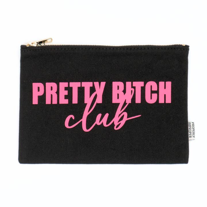 Properly Improper - Wholesale Pouch - Women's - SALE - Pretty Bitch Club - Canvas Pouch0