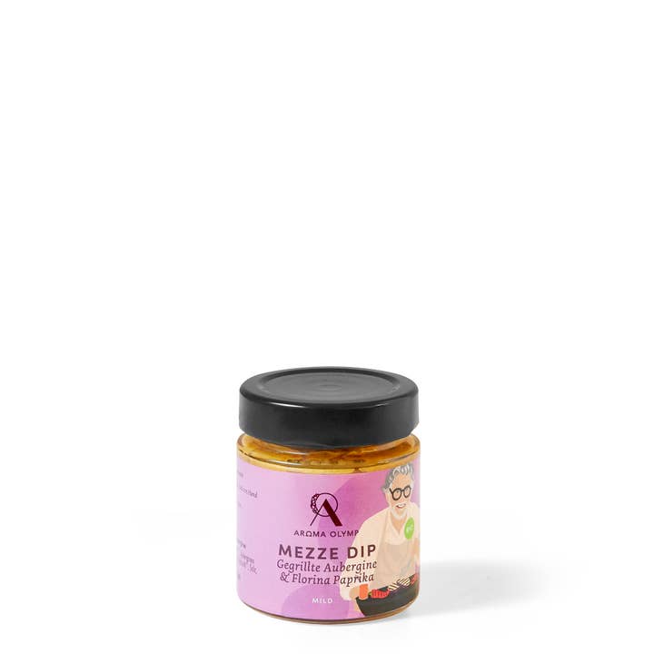 Aroma Olymp - Wholesale Dip - Organic Mezze Dip - Grilled Eggplant and Florina Peppers