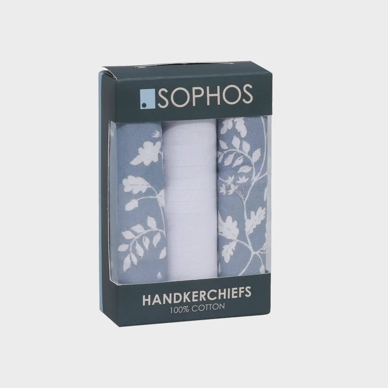 Sophos - Vente Mouchoir en tissu – homme - Ensemble de mouchoirs en coton imprimé patrimoine de Rutland1