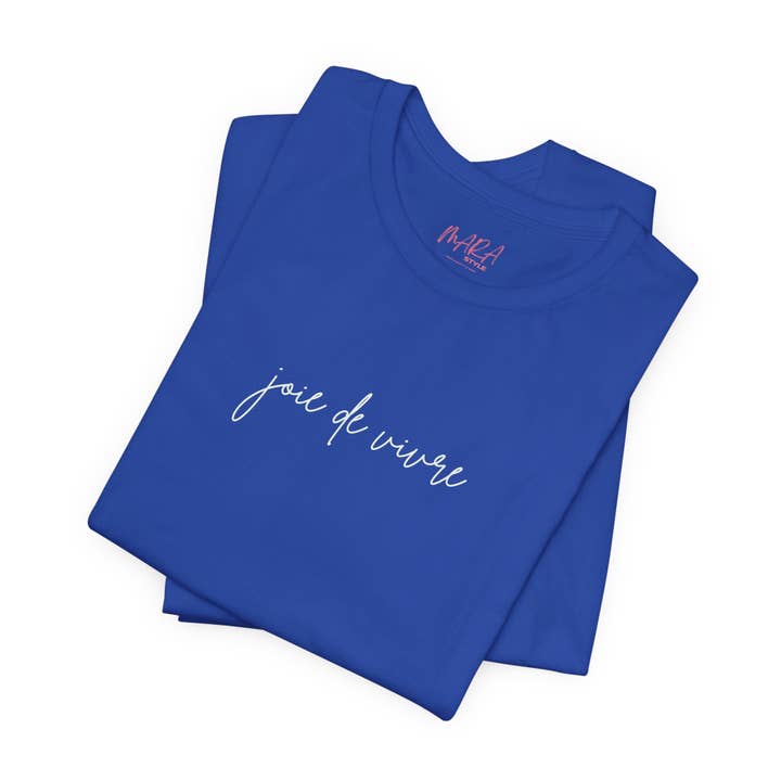 Elegant Joie de Vivre Ladies Tee for wholesale by MARA Style