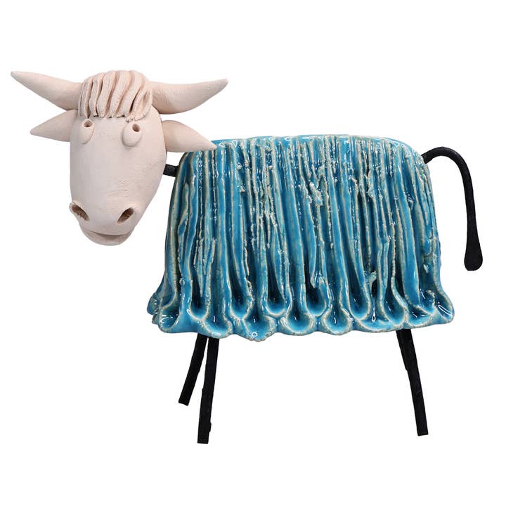 Enigma Supplies - Wholesale Decorative Figurine - Cow Highland Cattle Ceramic Figurine | Various Colours2