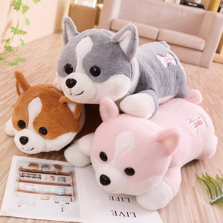 ToyalFriends - Wholesale Stuffed/Plush Toy - Kids & Baby - Corgi Dog Plush Toy Pillow