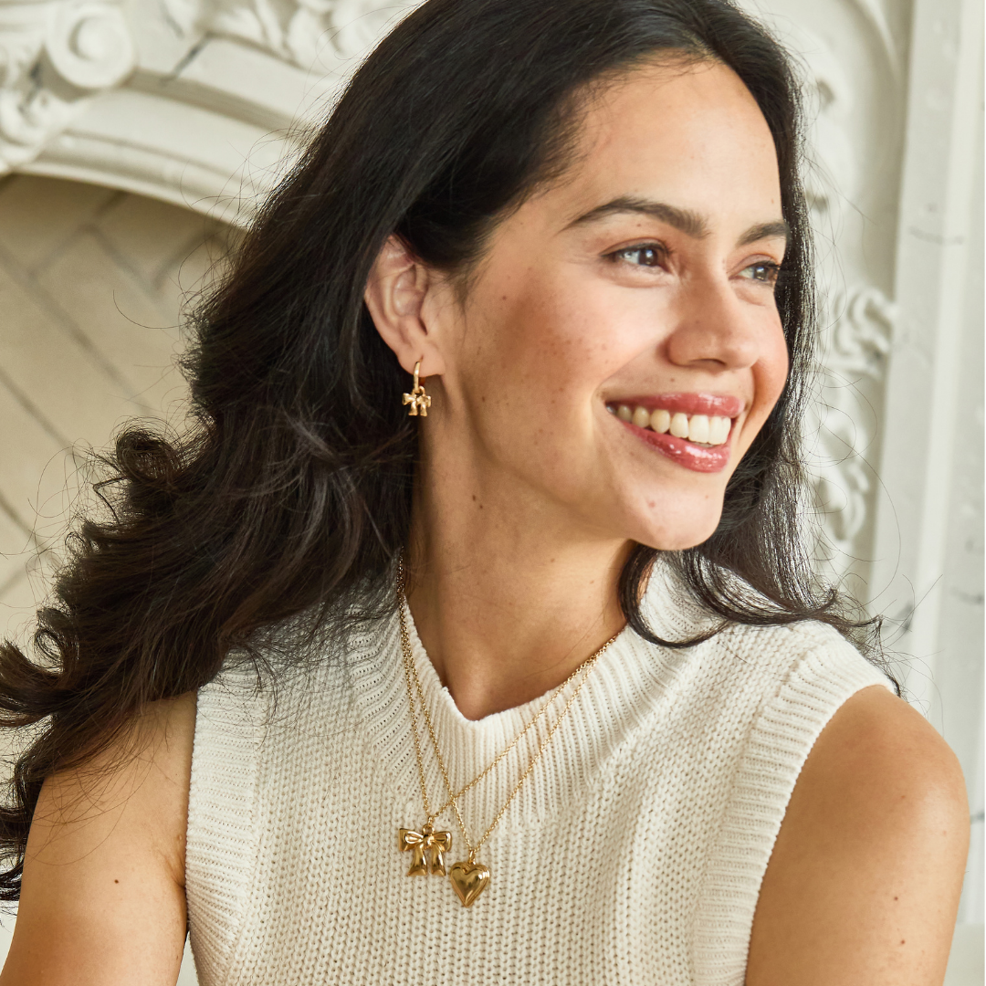 Foxy Originals - Wholesale Pendant/Charm Necklace - Bow Necklace | Christmas Accessories 20256