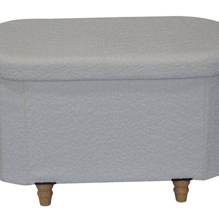 Aria Home – wholesale Ottoman – Esme Ottoman With Boucle Storage Bench29