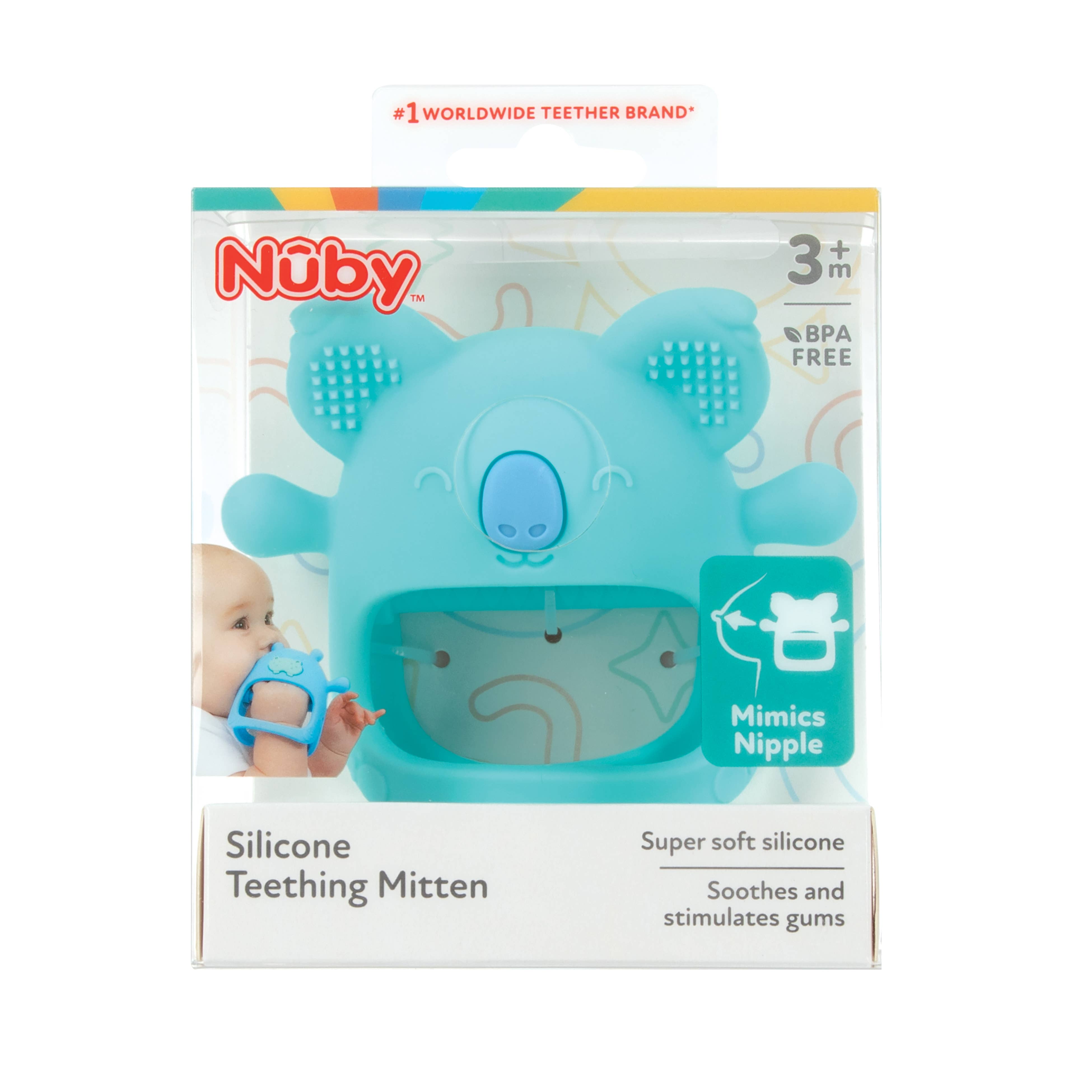 Nuby - Wholesale Teether (Not Clip-On) - Baby - Silicone Wrist Grip Teething Mittens1