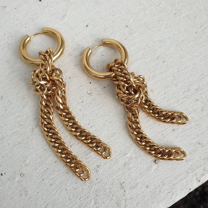 Semiramis – Criollas y cadenas de acero inoxidable dorado para venta al por mayor de matins parisiens