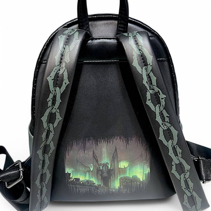 Grotto Treasures - Wholesale Backpack - Unisex - Grotto Treasures Exclusive - Loungefly The Lord of the Rings The Witch King Nazgul Glow in the Dark Mini Backpack4