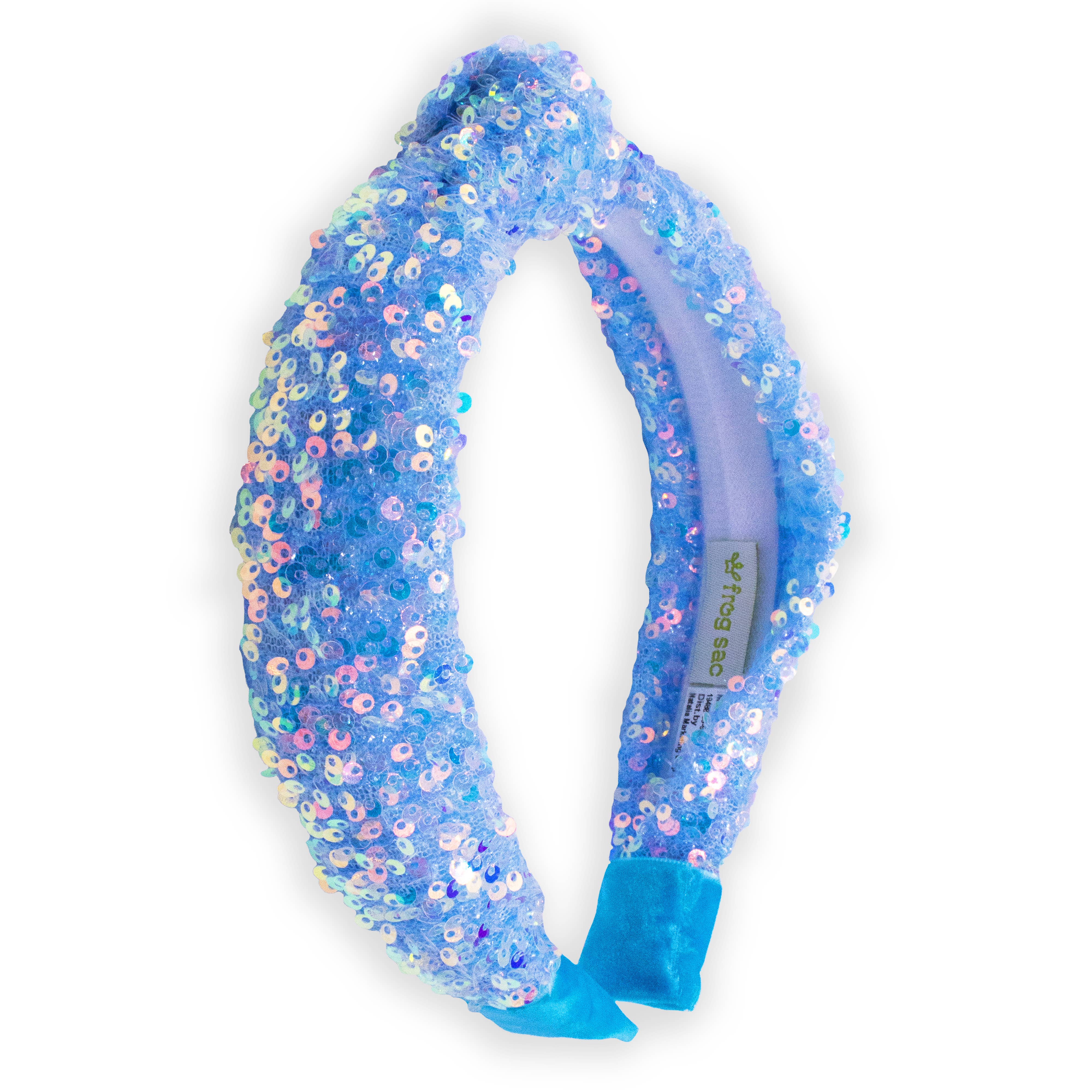 Frog Sac - Wholesale Fashion Headband - Kids - Kids Knot Headband - Sequin Knotted Hair Band Accessories31