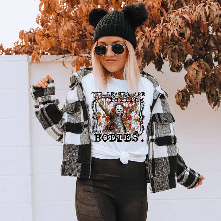 Camiseta The Leaves are Falling para venta al por mayor de Hello Sunshine Boutique