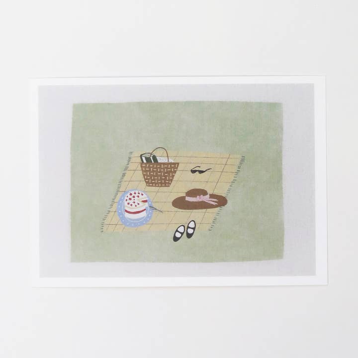 Picnic Estivo - Carta d'Arte Quotidiana per la vendita all'ingrosso da parte di Elly Vvaller