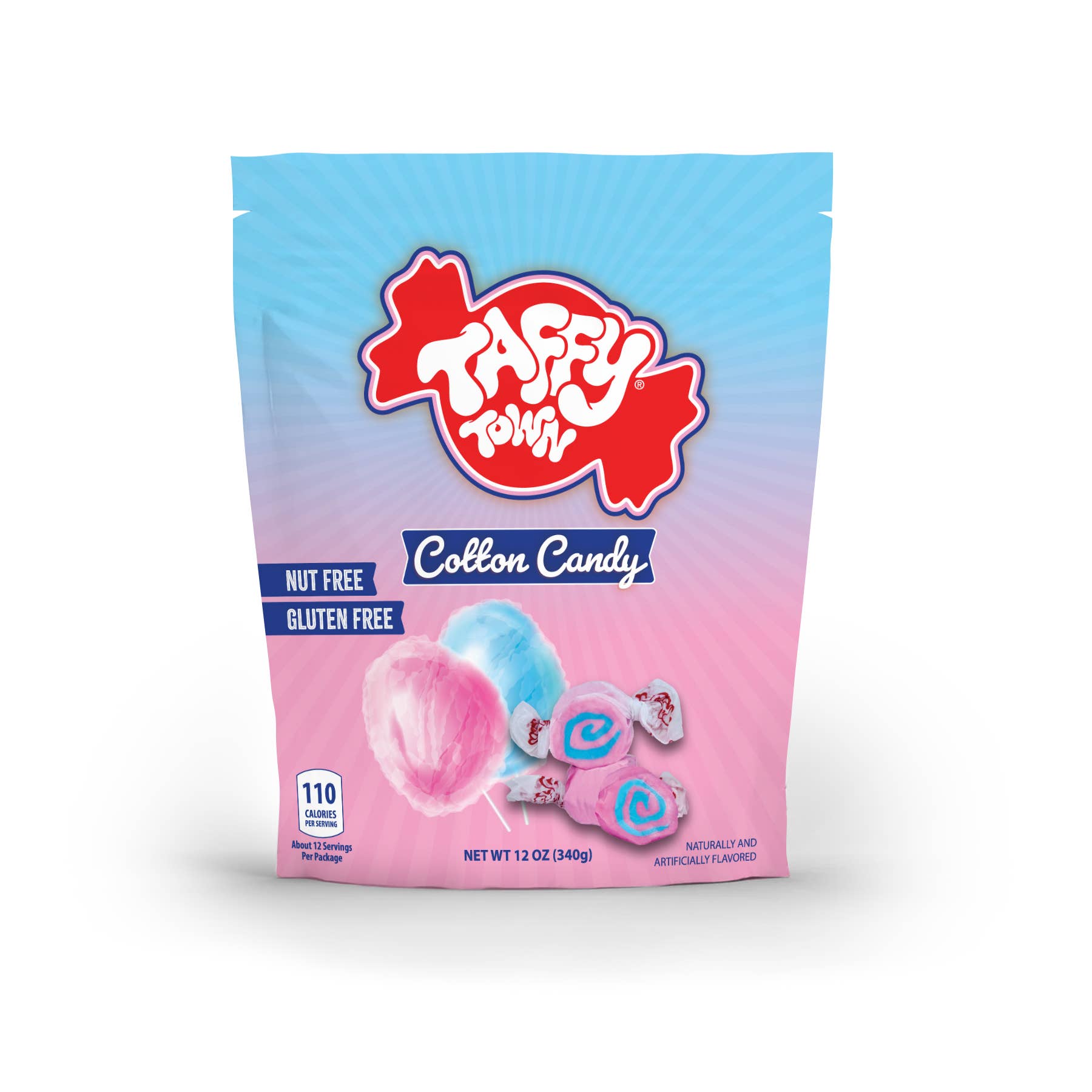 Taffy Town - Wholesale Cotton Candy - 12 oz. Cotton Candy Pouch Bags