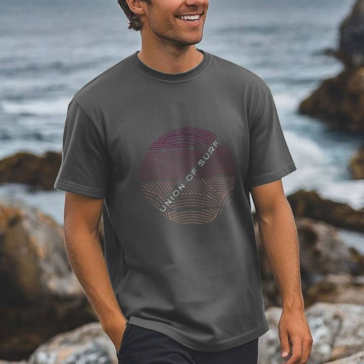 Mens Graphic Tees-Crimson Tides T-Shirt for wholesale by Union of Surf