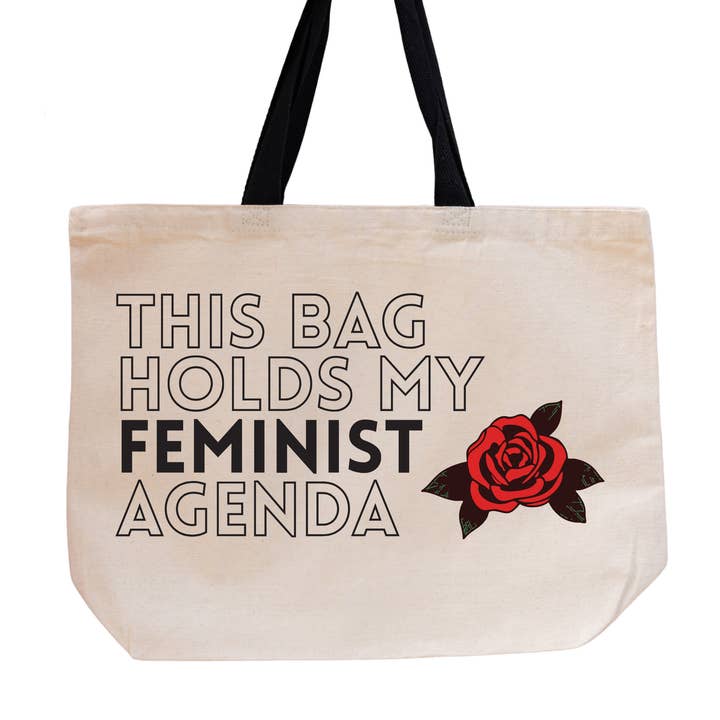 Tote: My Feminist Agenda Political Resistance Women's Rights for wholesale by SHEWOLF Designs