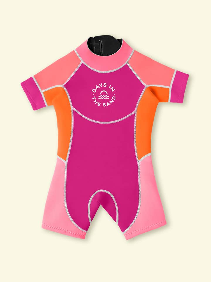 Days in the Sand - Vendita all'ingrosso Muta - Bambini - Purple Swirl - Muta Springsuit 2mm