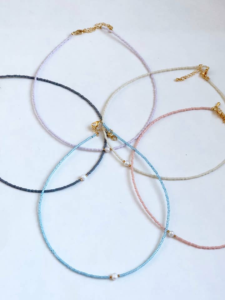 #938 -Gargantilha de Semente por atacado de Studio G