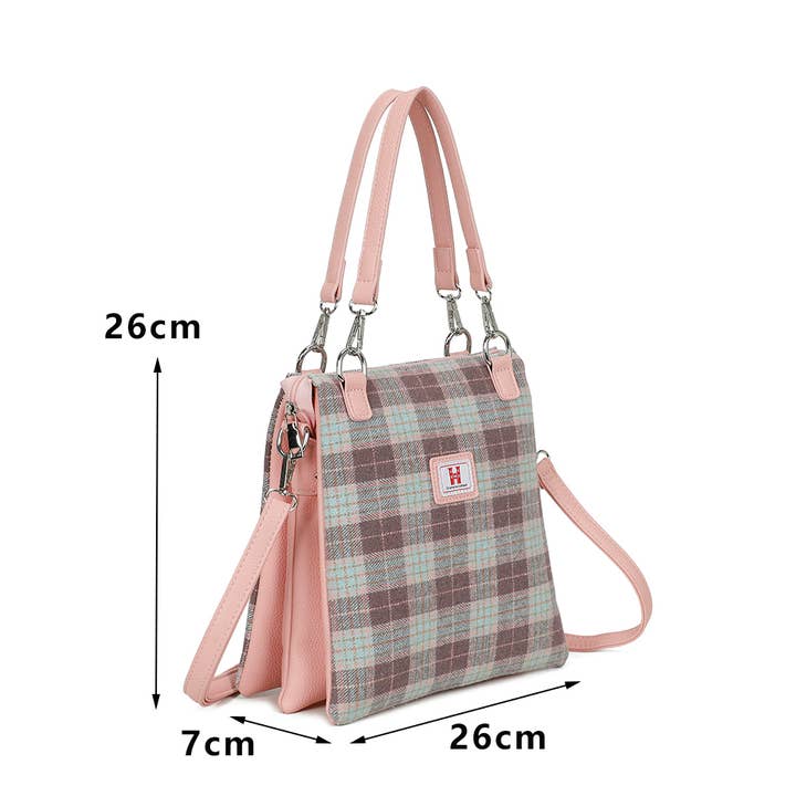 Strathurie - Wholesale Crossbody bag – Women's - Harris Tweed Fuchsia Crossbody Bag 7115 A052