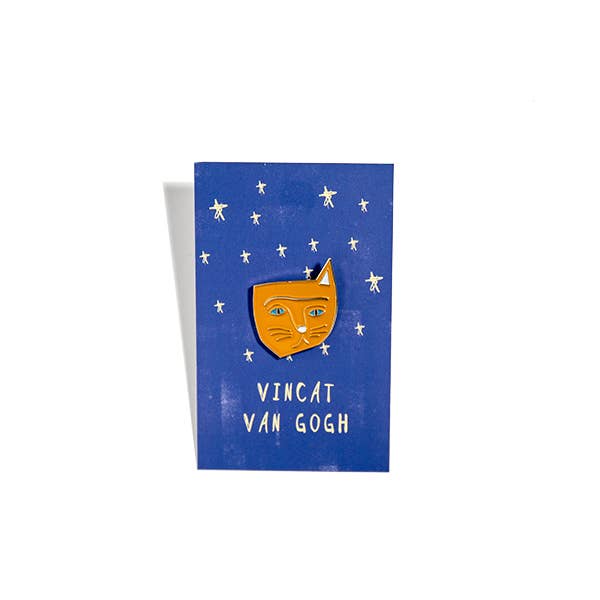 Vevoke - Wholesale Lapel pin/button - Enamel Pin-Vincat Van Gogh1