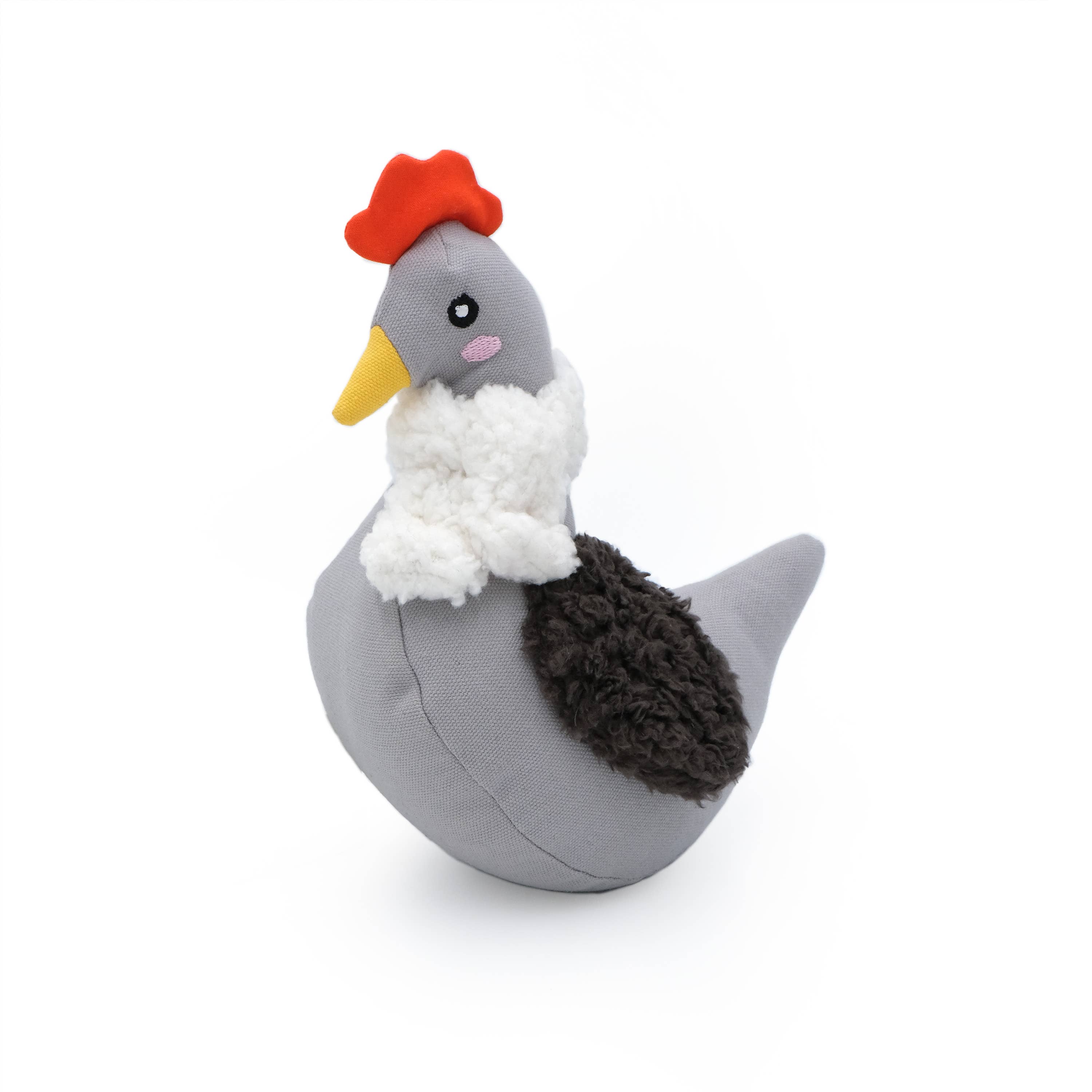 ZippyPaws - Wholesale Pet Plush Toy - Dog - ecoZippy Cotton Cuddler - Chicken - Dog Toy0