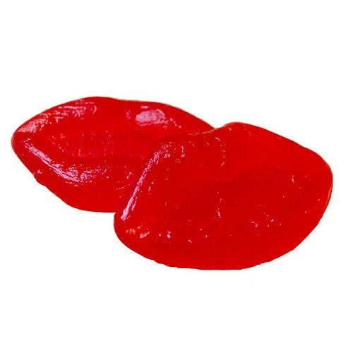 Lèvres de Fraise Rouge en Vrac 5,95lbs BiB pour la vente par Swedish Godis Shop
