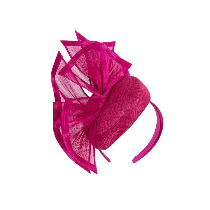 Max Alexander by Cupids Millinery Melbourne - Wholesale Fascinator hat – Women's - Pillbox fascinator with silk abaca sails21