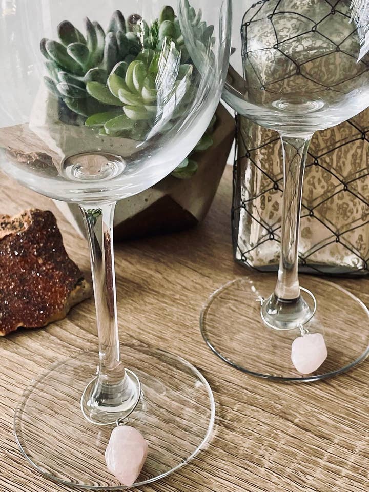 Bulk Crystal Wine Glass Charms for wholesale by Essential Sage