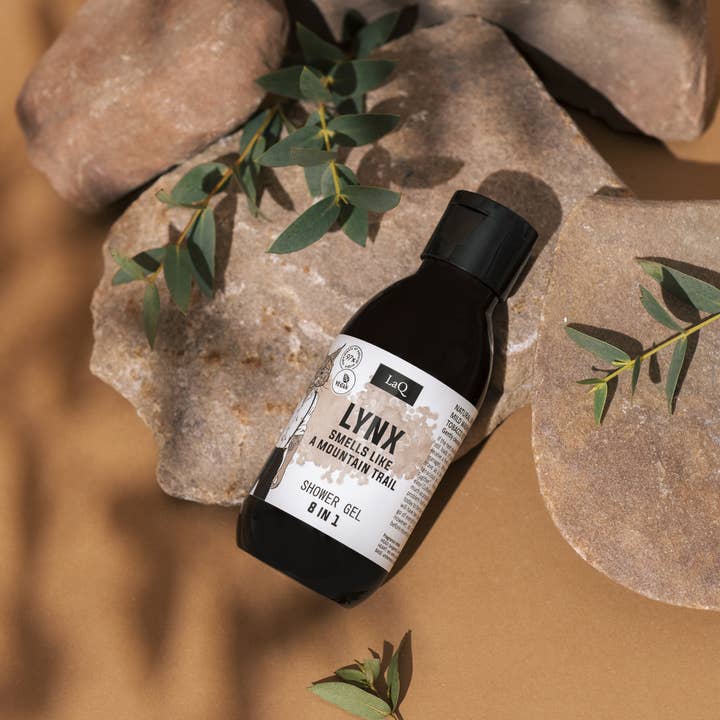 Mister33 Mencare - Wholesale Body Wash/Shower Gel - Men's - Shower Gel Men 8 in 1 - Lynx - Natural - Vegan // 100ml1