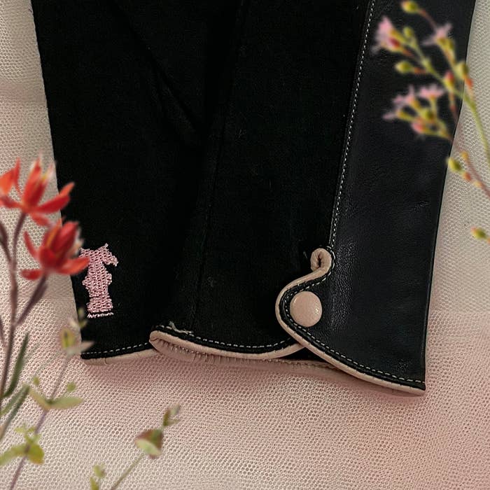 BROKANTE - Wholesale Gloves - Women's - Plain wool gloves BLACK PINK3