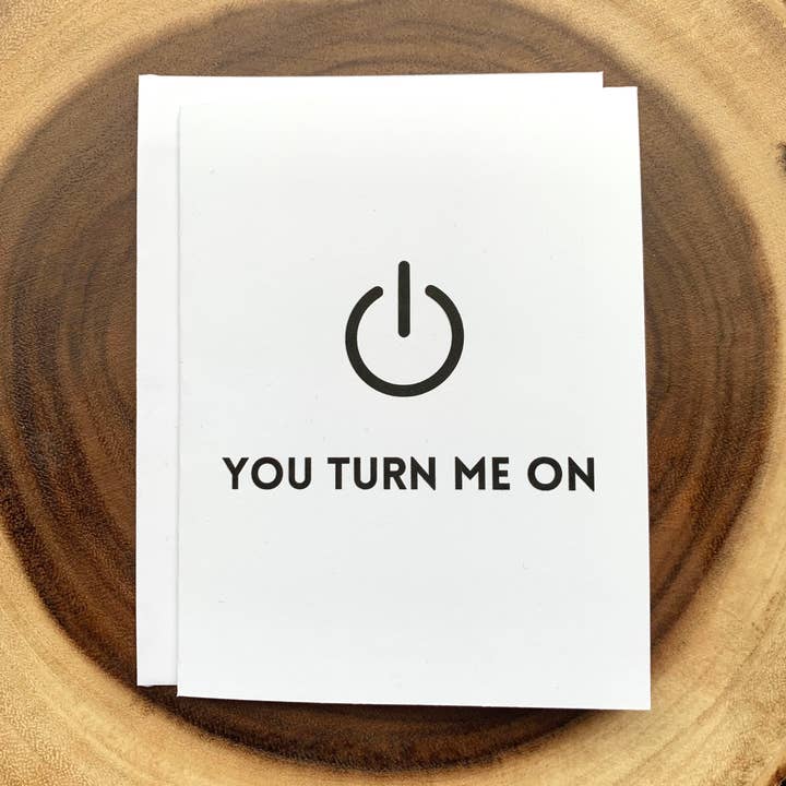 You Turn Me On - On Button for wholesale by M&M Designs