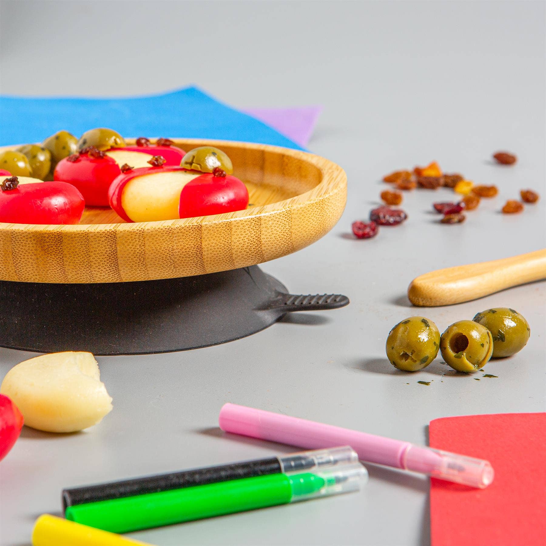 Rinkit Ltd – Engroshandel Middagstallerken – Børn og baby – Lille spisestue børn bambus suge rund plade25