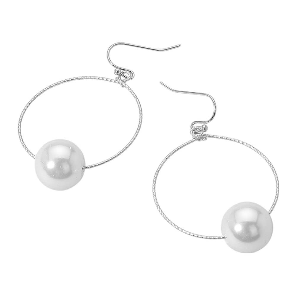 Sensibling Corp. - Vente Boucles d'oreilles pendantes - Boucles d'oreilles pendantes en fil pointu avec perles3