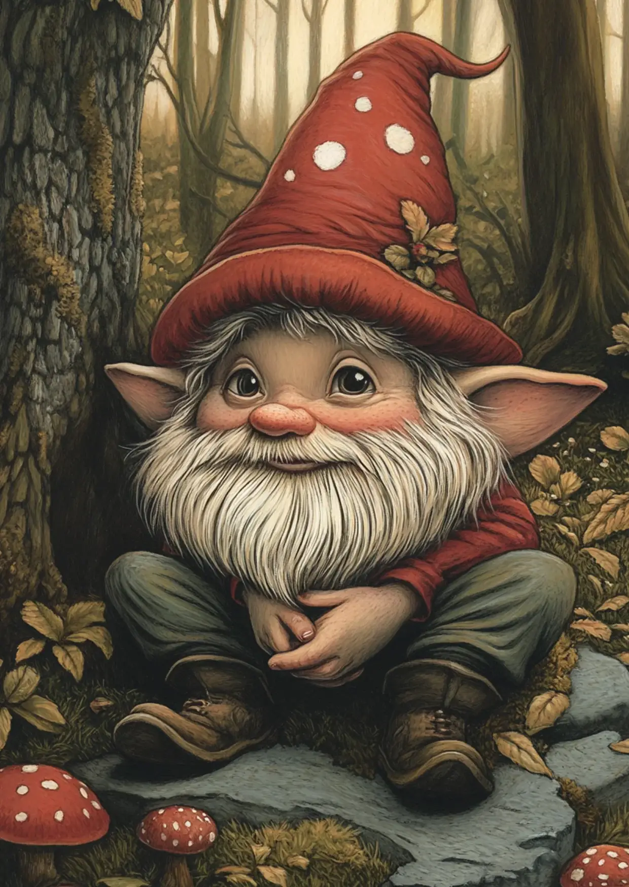 Fripperies – wholesale Vardagliga hälsningskort – Whimsy Woodland: Skogens viskningar och tomteleenden | Kort Fripperies0