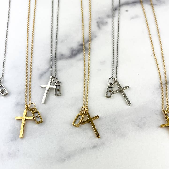 Light Shine - Wholesale Pendant/Charm Necklace - Cross Necklace with Mustard Seed | Faith Christian Necklace4