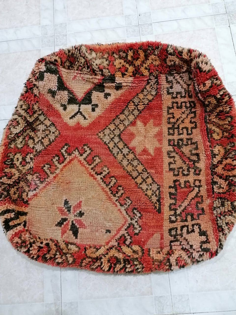 marrakeshop - Vendita all'ingrosso Pouf - Cuscini da pavimento vintage marocchini Boujad Copertura Pouf14