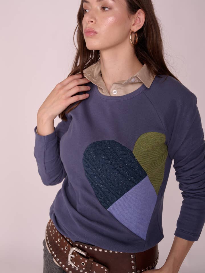 Eliot langærmet top med rund hals for engroshandel hos Preloved