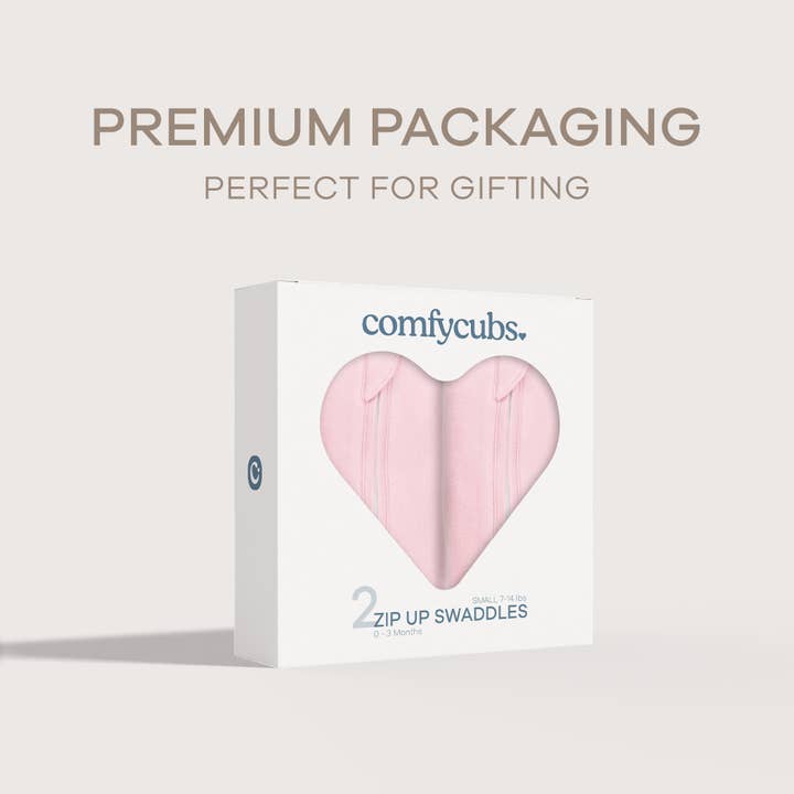 Comfy Cubs - Wholesale Swaddle - Baby - Easy Zipper Wrap 2 Pack Swaddle Blanket by Comfy Cubs20