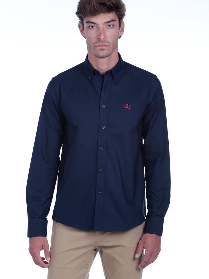 Camicia Oxford Uomo The Time Of Bocha QI1OXF-102 per la vendita all'ingrosso da parte di The Time of Bocha